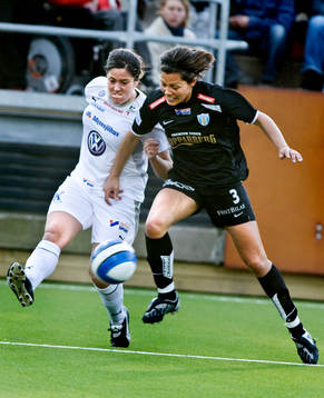 Fotboll, dam, Damallsvenskan, Kopparbergs / Göteborg -