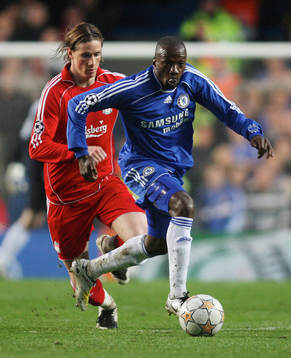 Claude Makelele och Fernando Torres