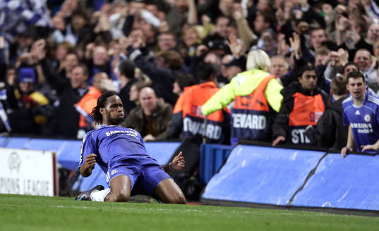 Didier Drogba, jubel