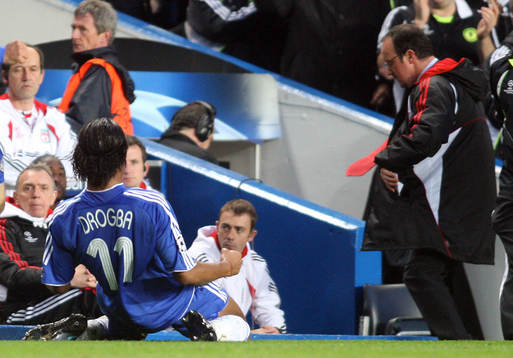 Didier Drogba, Chelsea, jubel