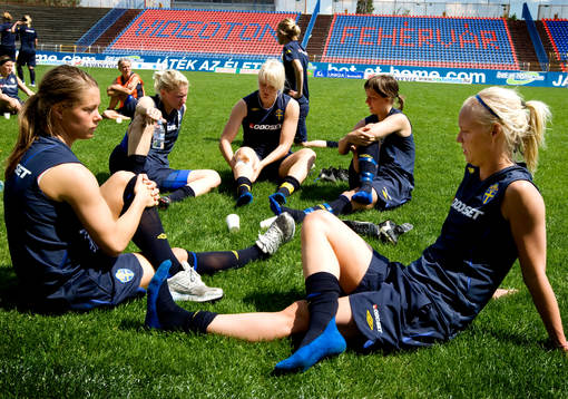Johanna Almgren, Maria Aronsson, Nilla Fischer, Lina