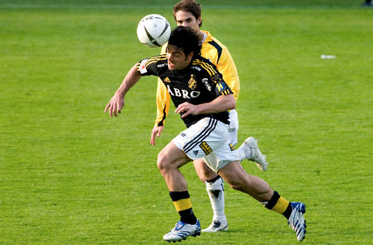 Lukas Valdemarin, AIK och Philip Milenkovic, IFK Malmö