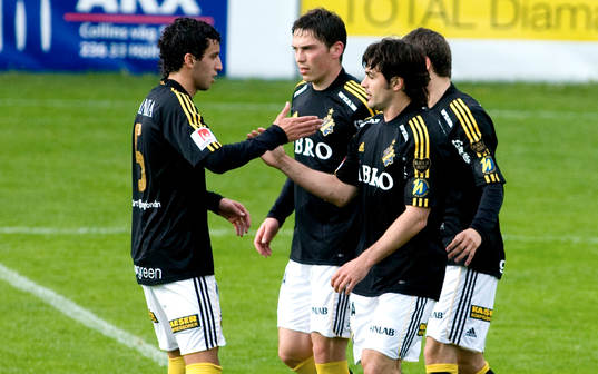 Jubel. Lukas Valdemarin, AIK