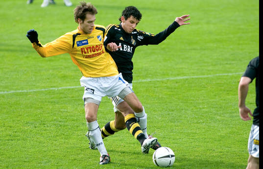 Zoran Jovanovic, IFK Malmö och Jorge Ortiz, AIK