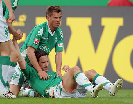 Markus Rosenberg, Torsten Frings, jubel, Bremen