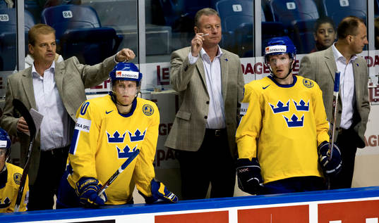Bengt-Åke Gustafsson, tränare, Jan Karlsson, assisterande