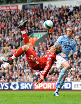 Fotboll, engelsk, Premier League, Liverpool - Manchester