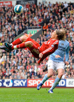 Fotboll, engelsk, Premier League, Liverpool - Manchester