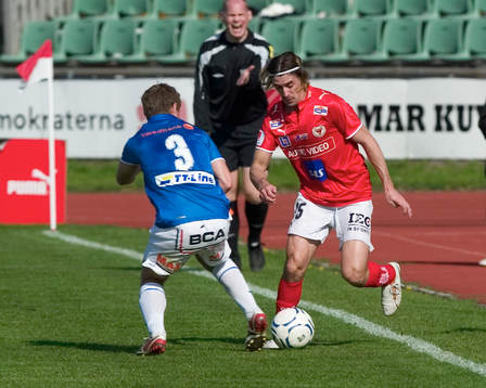 César Santin, Kalmar, Dennis Melander, Trelleborg