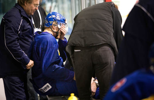 Patric Hörnqvist bryter träningen