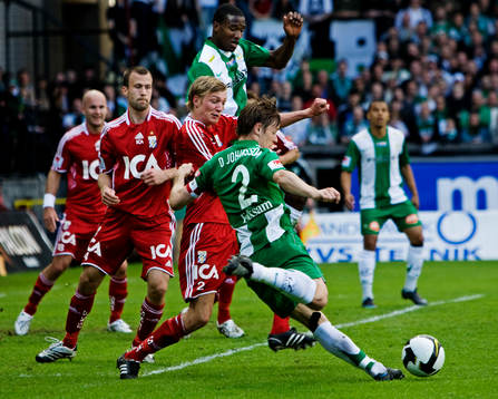 David Johansson, Hammarby, skjuter