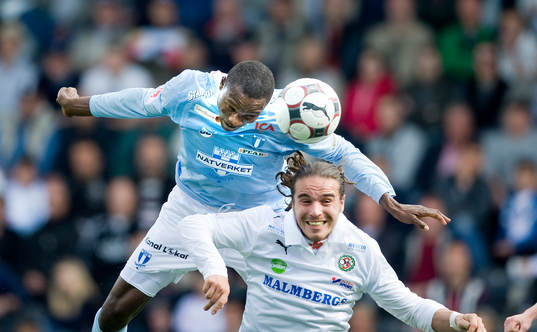 Edward Ofere, Malmö, nickar över Nordin Gerzic, Örebro