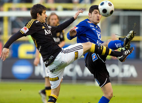 Gabriel Özkan, AIK och Anel Raskaj, Halmstad