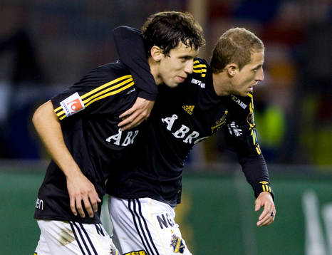 Jorge Ortíz, och Kenny Pavey, AIK