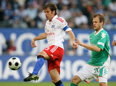 Rafael van der Vaart och Daniel Jensen