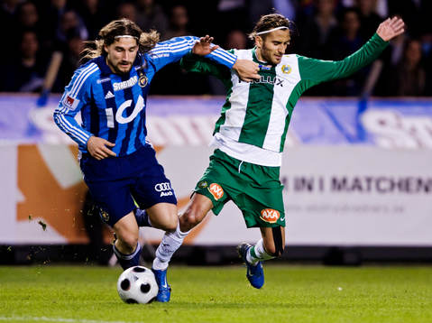 Jan Tauer, Djurgården, och Erkan Zengin, Hammarby