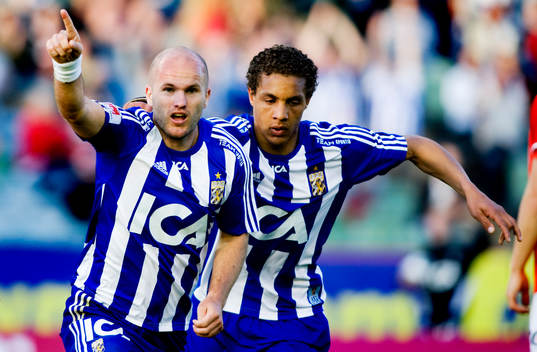 Jonas Wallerstedt, Mathias Ranégie, Göteborg, jubel