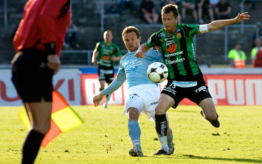 Jonatan Johansson, MFF och Fredrik Lundgren, Gais