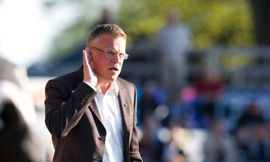 Jan Andersson, tränare, Halmstad vill höra jubel från