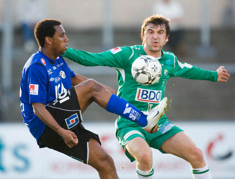 Målskytten Anselmo i aktion