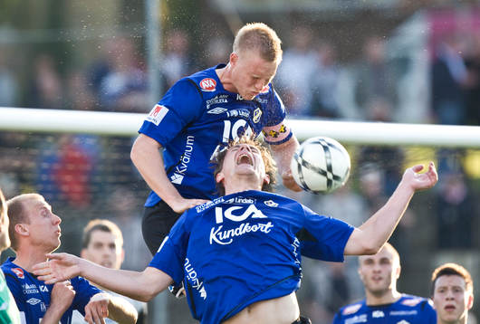 Peter Larsson och Tomas Zvirgzdauskas. Nick, nickduell