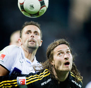 Kristoffer Arvhage, Norrköping, och Mats Rubarth, AIK