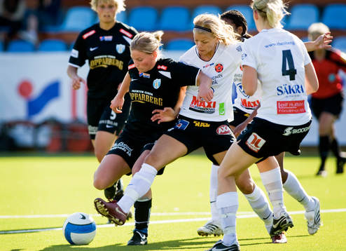 Fotboll, dam, Damallsvenskan, Kopparbergs / Göteborg -