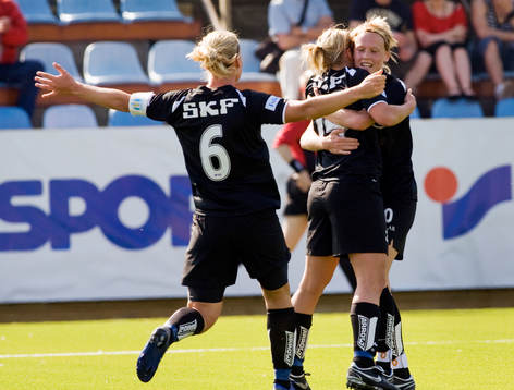 Fotboll, dam, Damallsvenskan, Kopparbergs / Göteborg -