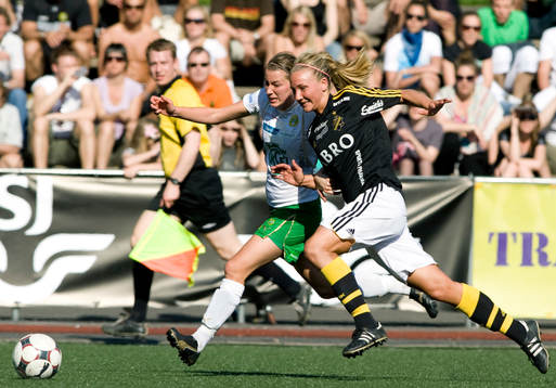 Therese Dahlberg, Hammarby och Emma Lundh, AIK