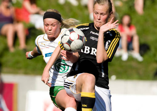 Karin Lissel, Hammarby och Annica Sjölund, AIK