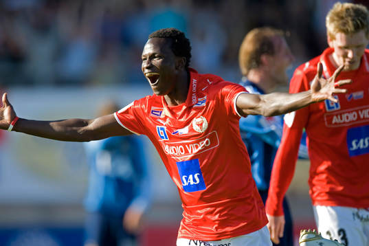 5-1, Inhopparen Abiola Dauda är överlycklig