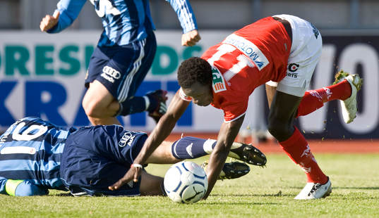 Abiola Dauda, Kalmar, på fall
