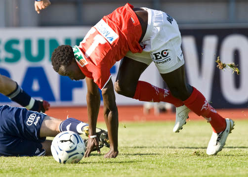 Abiola Dauda, Kalmar, på fall