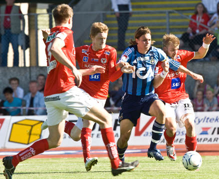 Viktor Elm och Mikael Eklund, Kalmar, Sebastian Rajalakso,