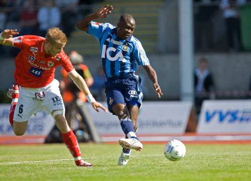 1-1, Jones Kusi Asare, Mikael Eklund kan ej hindra Jones