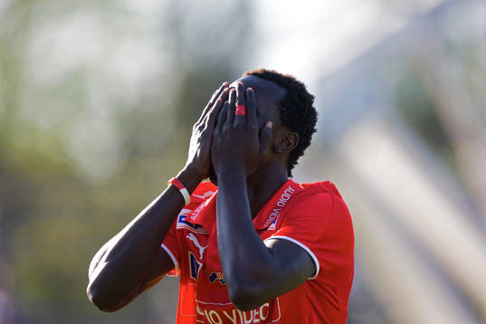 5-1, Inhopparen Abiola Dauda är överlycklig