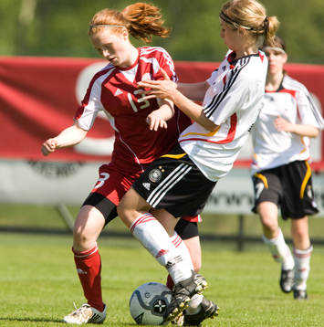 Fotboll, flick, F16, Fyrnationersturnering, Tyskland -