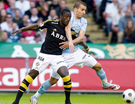 Saihou Jagne, AIK och Guillermo Molins, Malmö FF