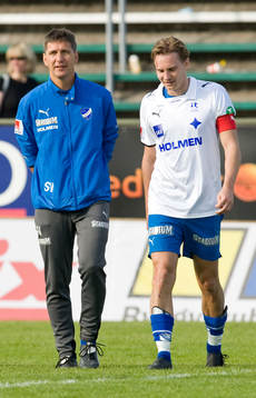 Sören Cratz, tränare Norrköping. Mikael Blomberg,