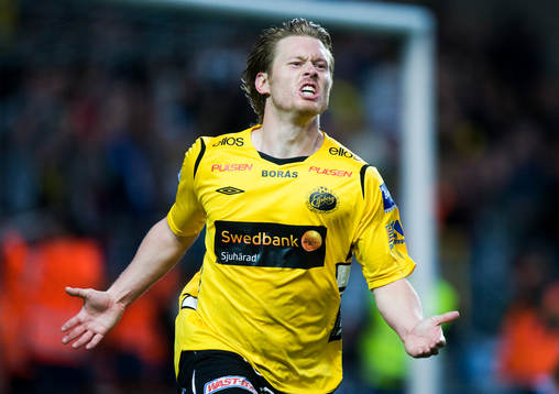 1-0, Fredrik Berglund. Jubel