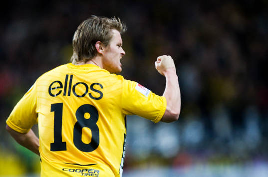 1-0, Fredrik Berglund. Jubel