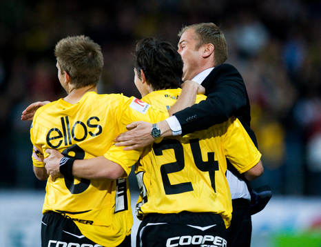 3-0,  frispark Stefan Ishizaki, Magnus Haglund kramar sina