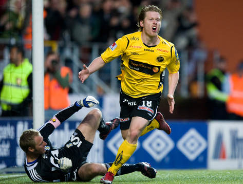 1-0 Fredrik Berglund, Kim Christensen, målvakt, depp
