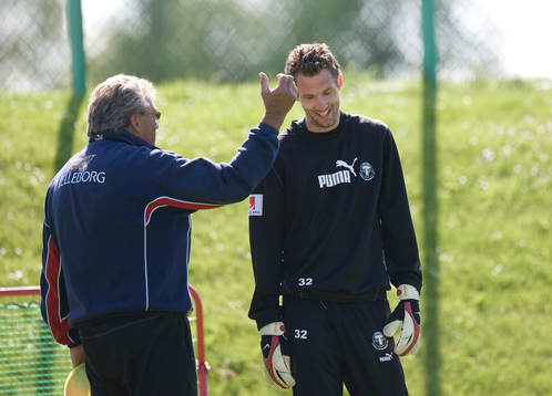 Andreas Isaksson, målvakt, tränar med Trelleborgs FF och