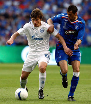 Andrei Arshavin, Zenit och Brahim Hemdani, Rangers
