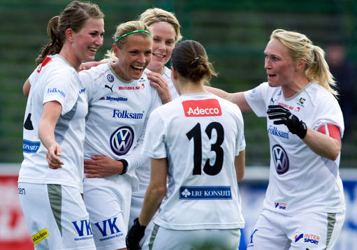 Emma Berglund, Lisa Dahlqvist, och Karolina Westberg,