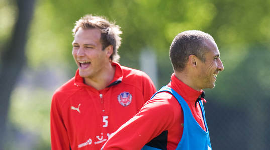 Henrik Larsson och Andreas Granqvist, klara för EM