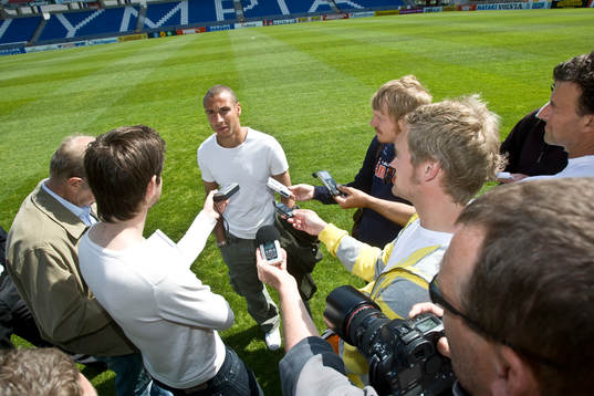 Henrik Larsson klar för EM. Press, media