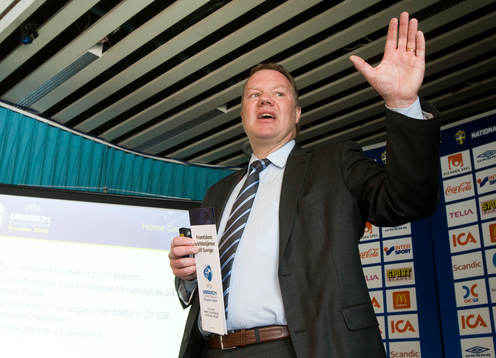 Karl-Erik Nilsson, chef för U21-VM 2009, då morgondagens