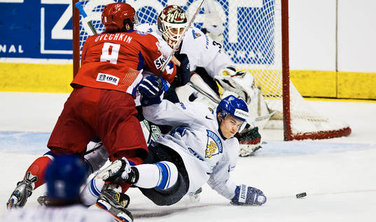 Alexander Ovechkin och Mikko Koivu